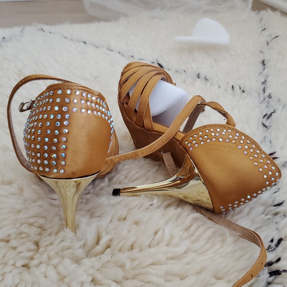 Salsa dancing shoes US Size 5 - Picture 3 of 5